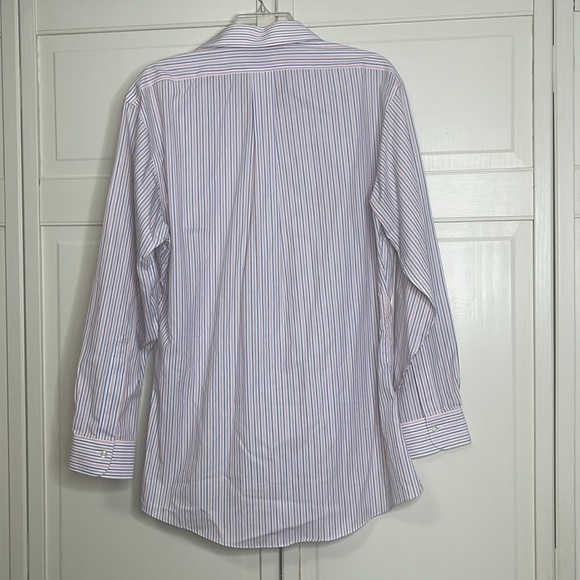 BROOKS BROTHERS Men’s Slim Fit No-Iron Long Sleeve Dress Button Up Shirt - Picture 5 of 7